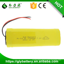 nicd aa 500mah 7.2v rechargeable battery pack